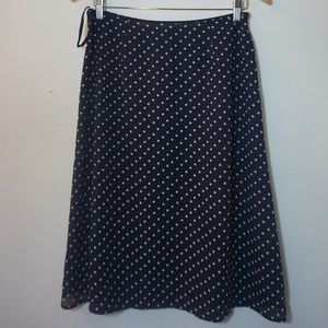 Charter Club polka dot skirt